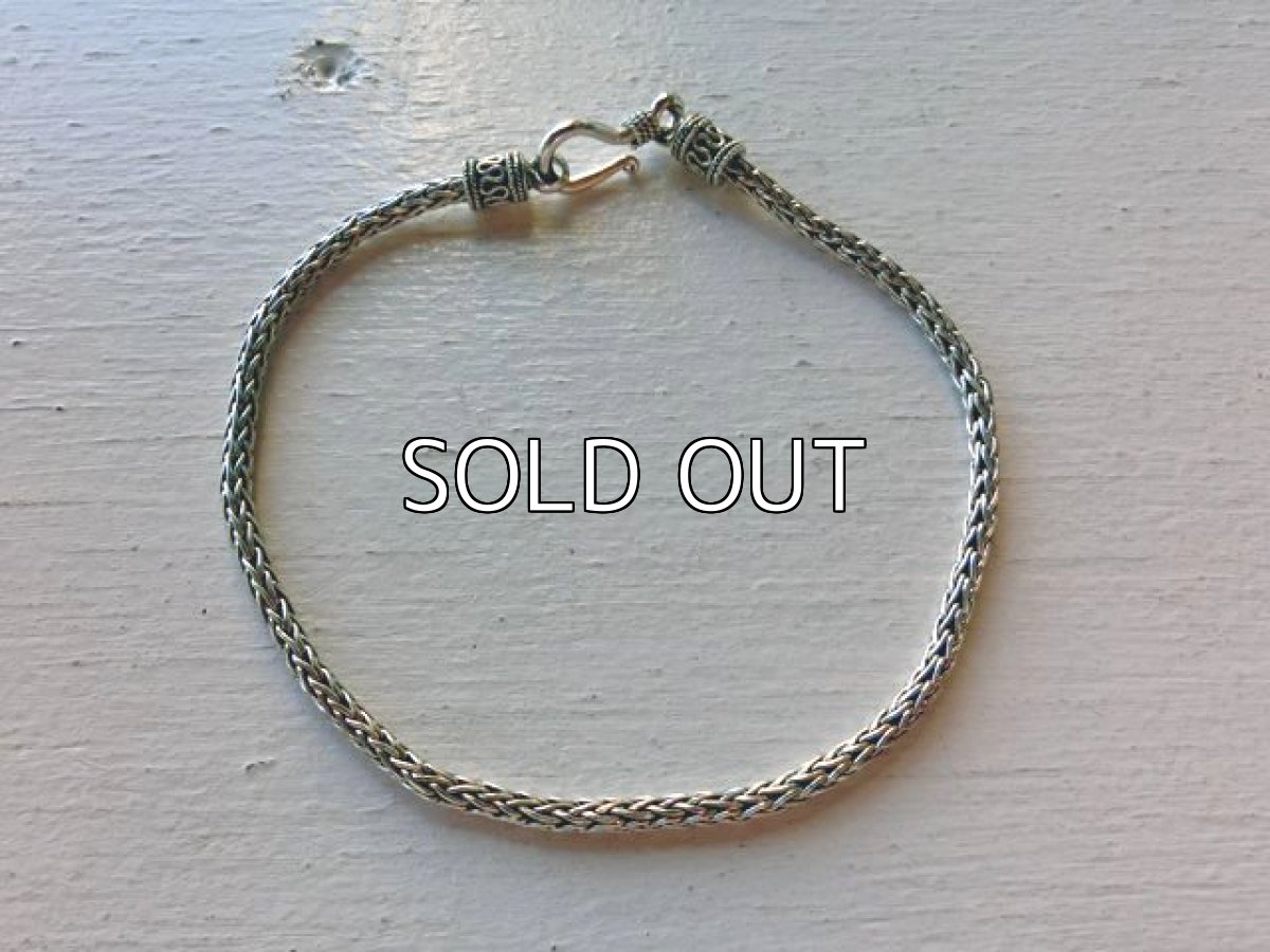 画像2: バリ島シルバー チェーン｜ブレスレット (2)
