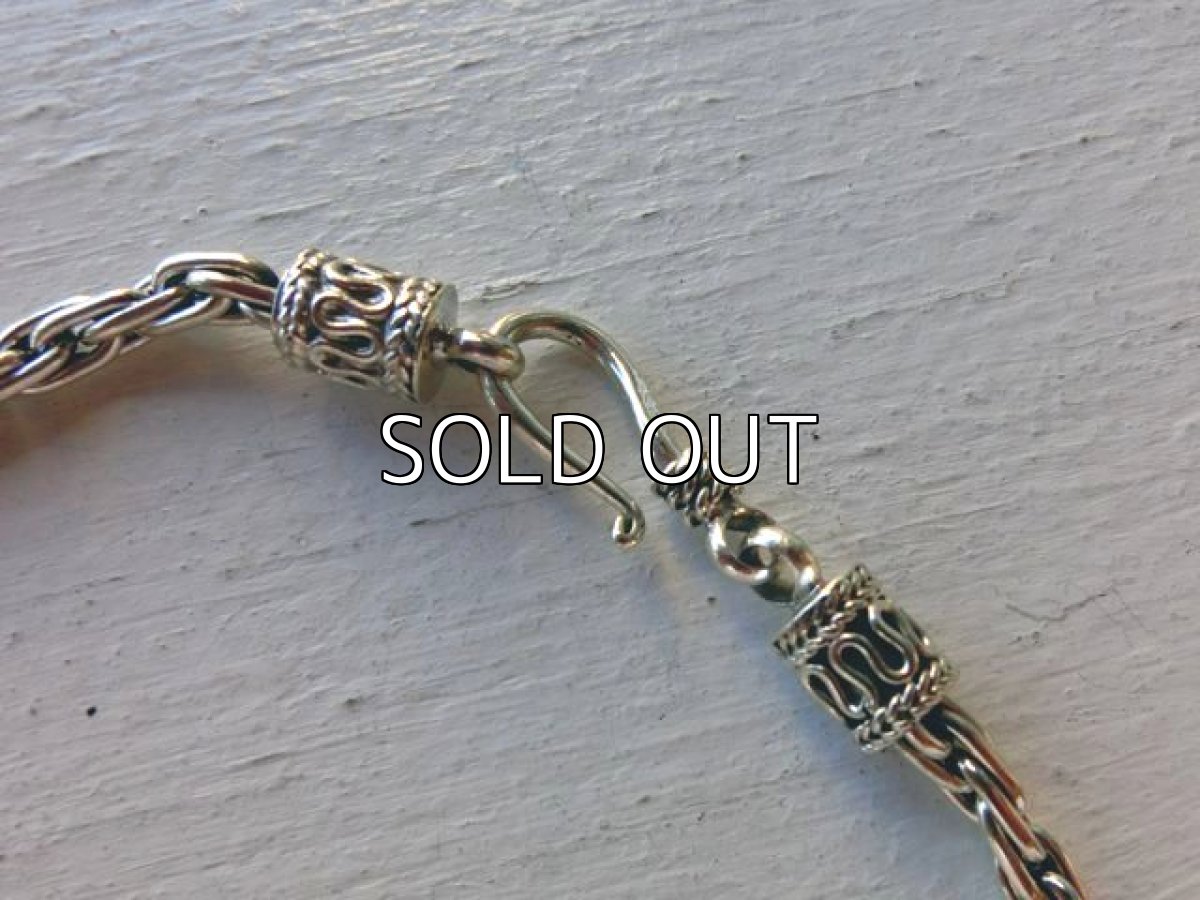 画像4: バリ島シルバー チェーン｜ブレスレット (4)