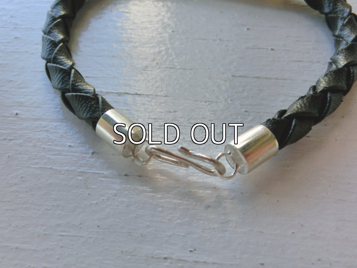 画像4: バリ島レザーwithシルバー｜ブレスレット (4)