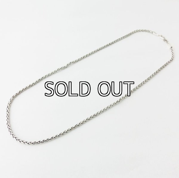 バリ風 シルバーチェーン 56cm 6mm 中古美品 バリ島シルバー チェーン｜ネックレス - DOUGHNUT NECKLACE