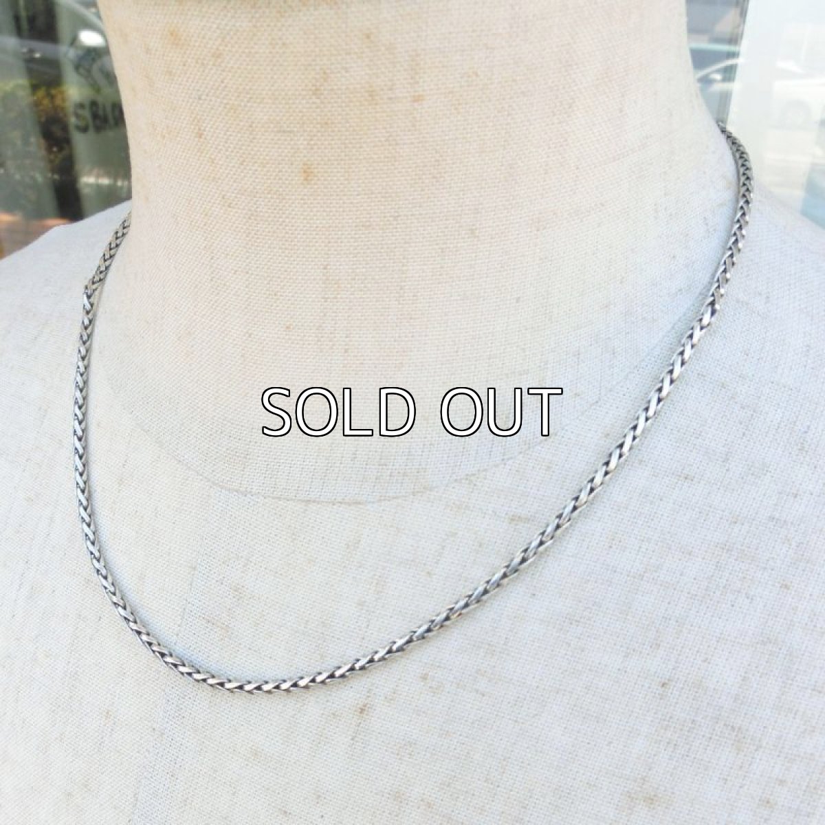 画像1: バリ島シルバー チェーン｜ネックレス (1)