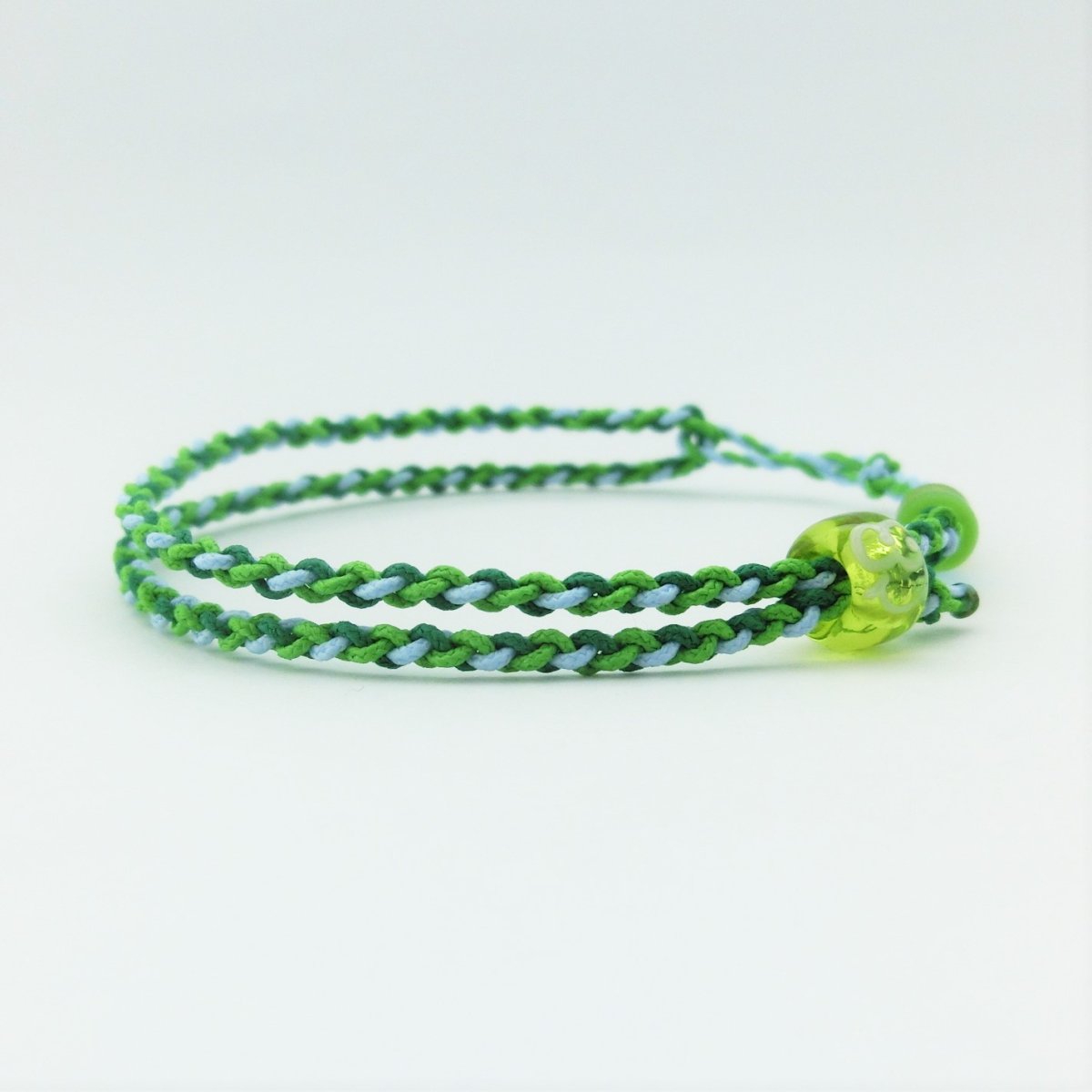 U-PRETZ 2連|ブレスレット・アンクレット|きみどり×水色×グリーン