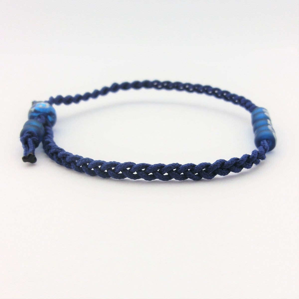 絆*ブレスレット/アンクレット 「ネイビー単色」